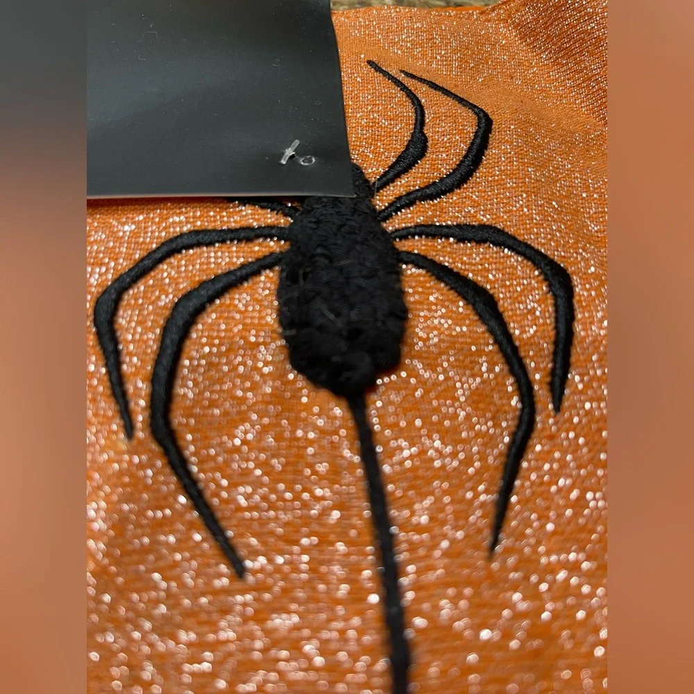 Christian Lacroix luxury halloween Placemat set of 4 - Embroidered spider - NEW